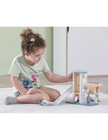 VIGA PolarB Parking Garaż z Helikopterem