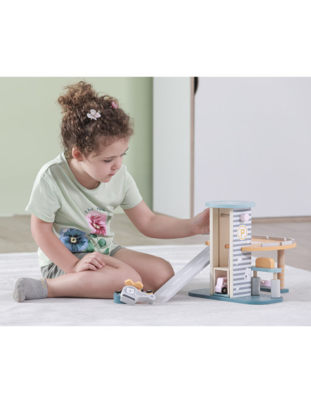 VIGA PolarB Parking Garaż z Helikopterem