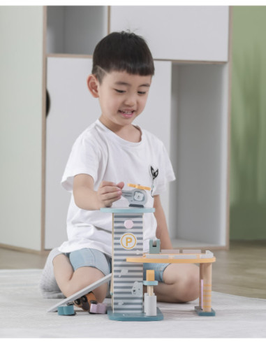 VIGA PolarB Parking Garaż z Helikopterem