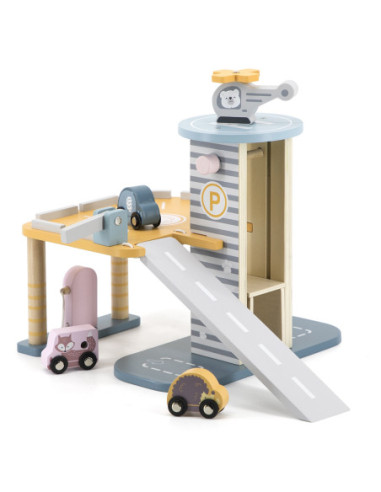 VIGA PolarB Parking Garaż z Helikopterem