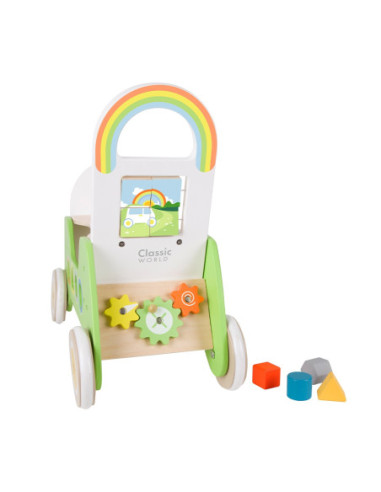 Drewniany Jeździk Pchacz Rider 2 w 1 Classic World