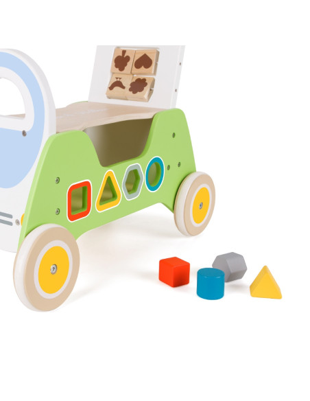 Drewniany Jeździk Pchacz Rider 2 w 1 Classic World