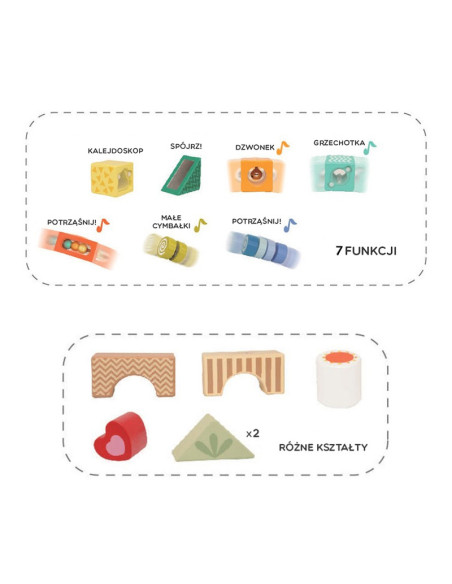 Drewniane Klocki Poznawcze Classic World