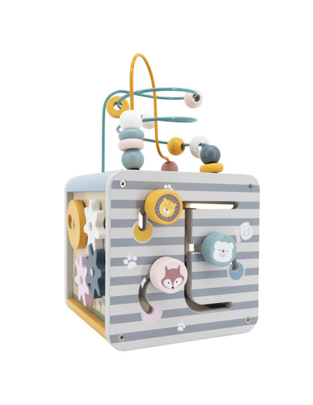 Viga Toys Drewniane Centrum Gier 5w1