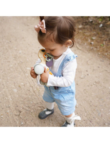 Viga PolarB Drewniany Piesek do Ciągnięcia