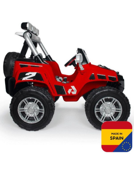 INJUSA Samochód Na Akumulator 24V Monster Dwuosobowy LED