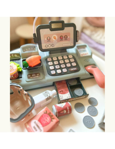 WOOPIE Kasa Sklepowa Dla Dzieci + 25 Akcesoriów