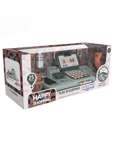 WOOPIE Kasa Sklepowa Dla Dzieci + 25 Akcesoriów
