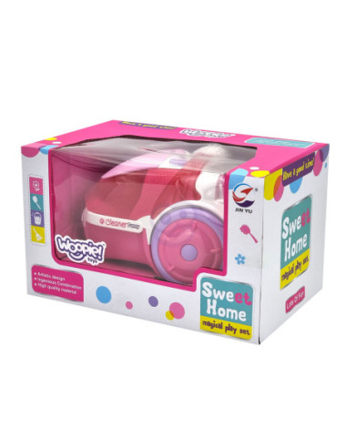 WOOPIE Różowy Odkurzacz Dla Dzieci z funkcją wciągania