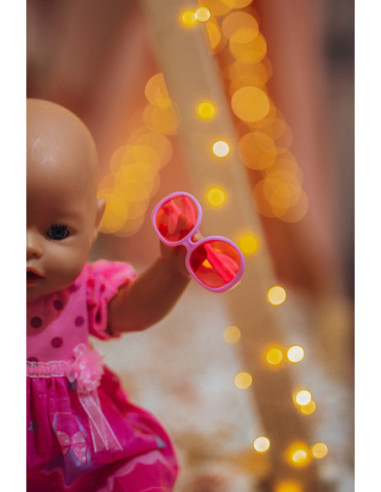 WOOPIE Ubranko dla Lalki Różowa Sukienka Króliczek 43-46 cm