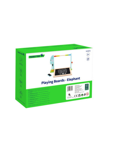 TOOKY TOY  Edukacyjna Tablica Na Biurko + 18 magnetycznych elementów