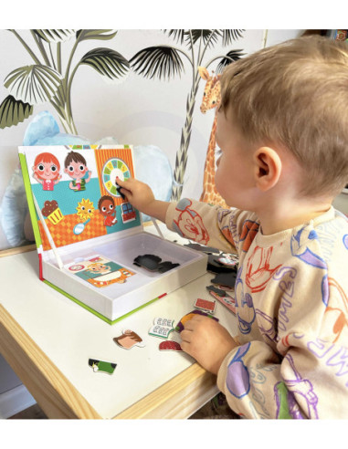 TOOKY TOY Puzzle Drewniane Pudełko Magnetyczne