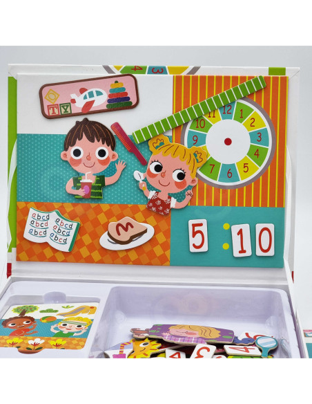 TOOKY TOY Puzzle Drewniane Pudełko Magnetyczne