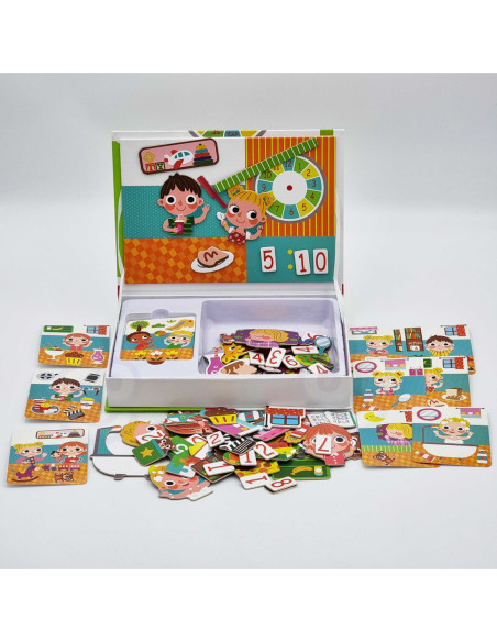 TOOKY TOY Puzzle Drewniane Pudełko Magnetyczne