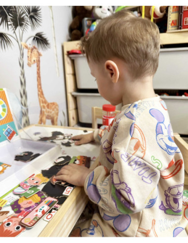 TOOKY TOY Puzzle Drewniane Pudełko Magnetyczne