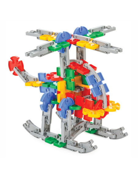 WOOPIE Zestaw Konstrukcyjnych Klocków w Skrzynce 320 szt.