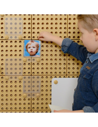 MASTERKIDZ Przezroczysty Uchwyt Etui Na Zdjęcia Karty 6 szt.