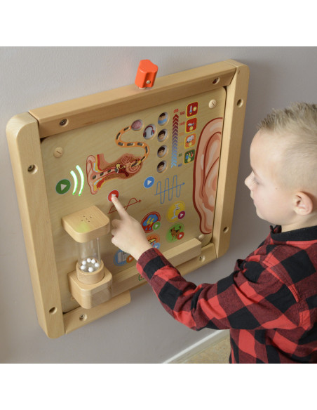 MASTERKIDZ Tablica Edukacyjna Zmysł Słuchu