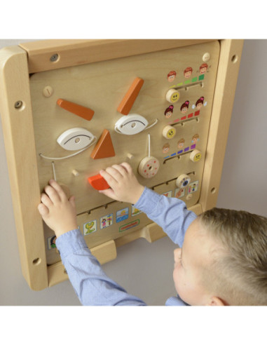 MASTERKIDZ Tablica Edukacyjna Jak Się Czujesz?  Nauka Emocji