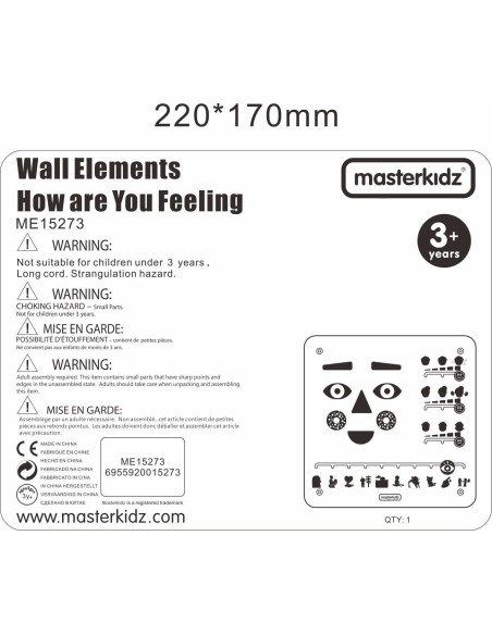MASTERKIDZ Tablica Edukacyjna Jak Się Czujesz?  Nauka Emocji
