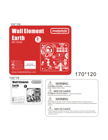 MASTERKIDZ Tablica Edukacyjna Ziemia