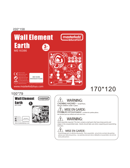 MASTERKIDZ Tablica Edukacyjna Ziemia