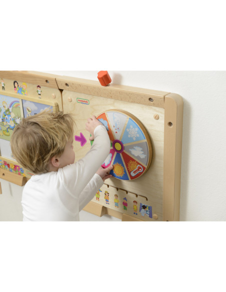 MASTERKIDZ Tablica Edukacyjna Pogoda