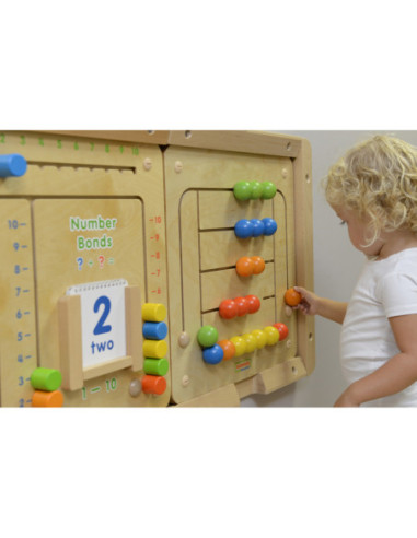 MASTERKIDZ Tablica Ścienna Edukacyjna Labirynt Koraliki