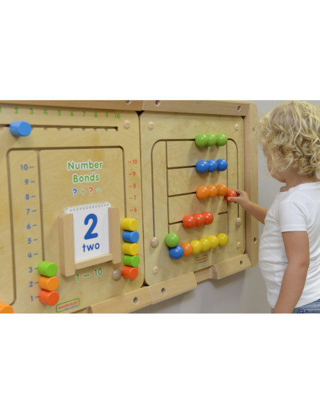 MASTERKIDZ Tablica Ścienna Edukacyjna Labirynt Koraliki