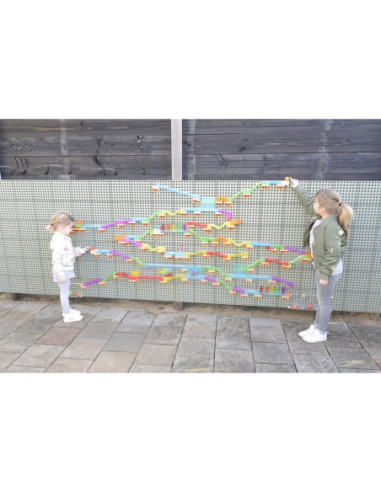 MASTERKIDZ Zestaw Konstrukcyjny Tor dla Piłek Tablica STEM 440elementów