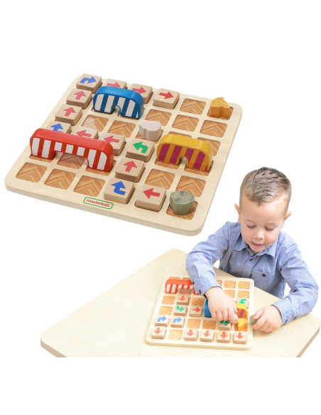 MASTERKIDZ Labirynt Edukacyjny Gra Znajdź Drogę do Sera!