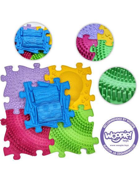 WOOPIE Mata Sensoryczna Ortopedyczna Puzzle 5 el.