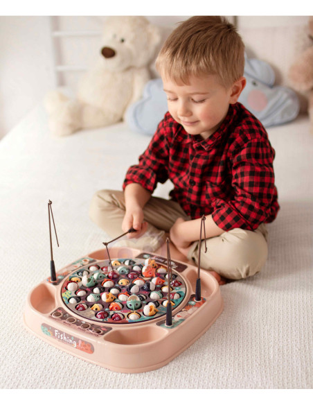 WOOPIE Zestaw do Łowienia Rybek + 50 Akc.