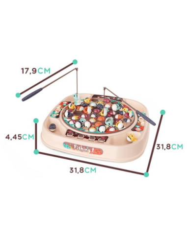 WOOPIE Zestaw do Łowienia Rybek + 50 Akc.