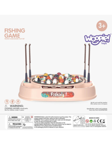 WOOPIE Zestaw do Łowienia Rybek + 50 Akc.