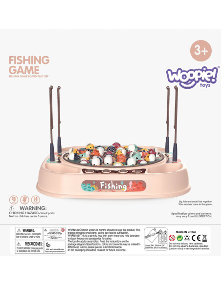 WOOPIE Zestaw do Łowienia Rybek + 50 Akc.