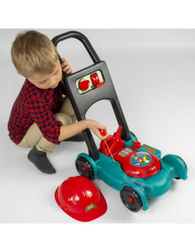 WOOPIE Kosiarka dla Dzieci Dźwięk + Zestaw Kask Kanister