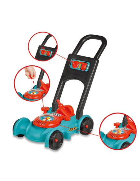 WOOPIE Kosiarka dla Dzieci Dźwięk + Zestaw Kask Kanister