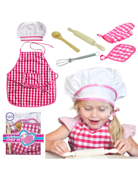 WOOPIE Zestaw Kucharza Strój Kucharski z Akcesoriami