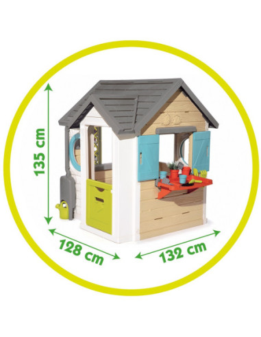 SMOBY Domek Ogrodnika Ogrodowy Garden House