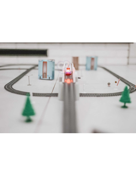 WOOPIE Kolejka Elektryczna Ogromny 914 cm Tor Most Tunel 86 el.