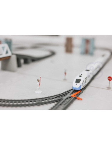 WOOPIE Kolejka Elektryczna Ogromny 914 cm Tor Most Tunel 86 el.