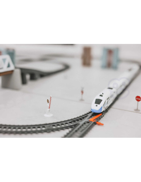 WOOPIE Kolejka Elektryczna Ogromny 914 cm Tor Most Tunel 86 el.