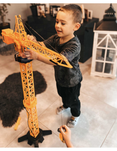 WOOPIE Dźwig Żuraw Zdaline Sterowany R/C Ciężarówka Koparka  + 4 Akc.