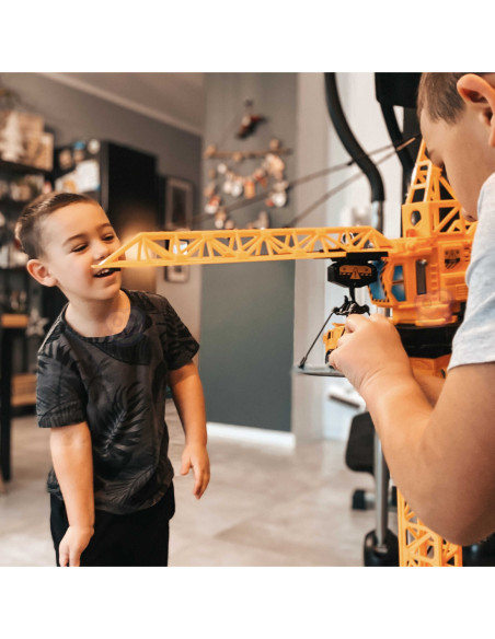 WOOPIE Dźwig Żuraw Zdaline Sterowany R/C Ciężarówka Koparka  + 4 Akc.