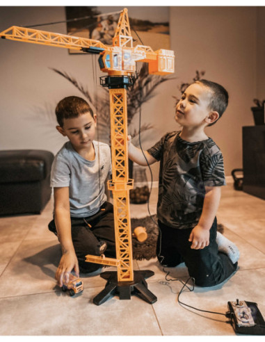 WOOPIE Dźwig Żuraw Zdaline Sterowany R/C Ciężarówka Koparka  + 4 Akc.