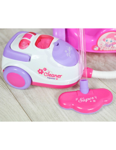 WOOPIE Zestaw do Sprzątania Wózek Odkurzacz Funkcja Ssania + 11 Akc.