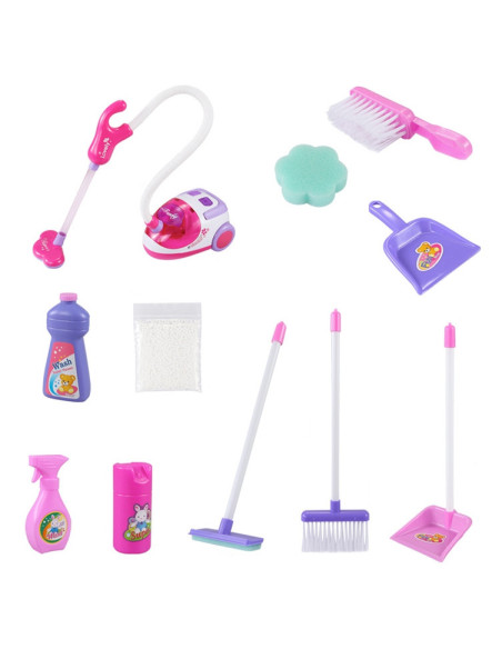 WOOPIE Zestaw do Sprzątania Wózek Odkurzacz Funkcja Ssania + 11 Akc.