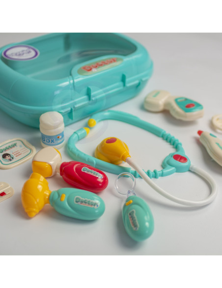 WOOPIE Zestaw Lekarski Mały Lekarza Doktor w Walizce Światło Dźwięk + Akc.
