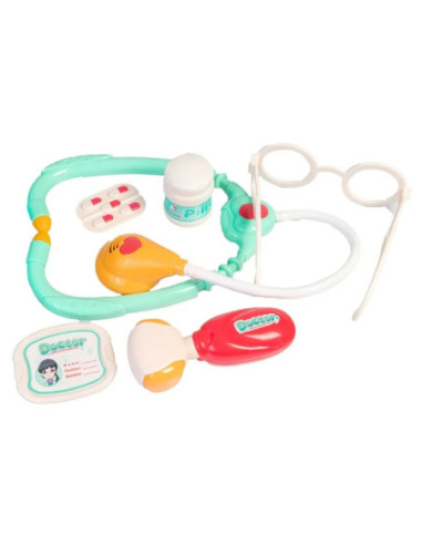WOOPIE Zestaw Lekarski Mały Lekarza Doktor w Walizce Światło Dźwięk + Akc.